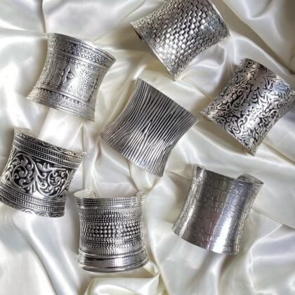 Silver bracelets